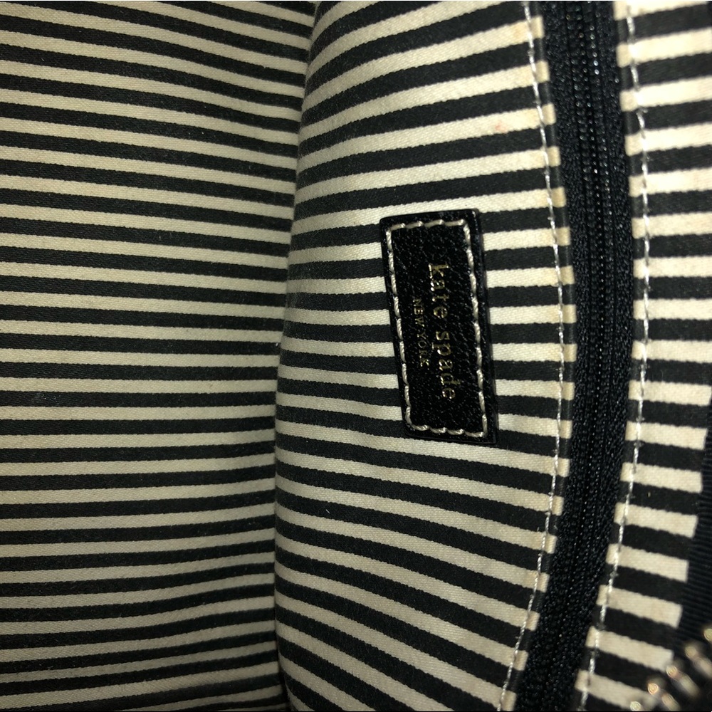 Vintage Kate Spade Small Black Leather Handbag - Picture 7 of 8